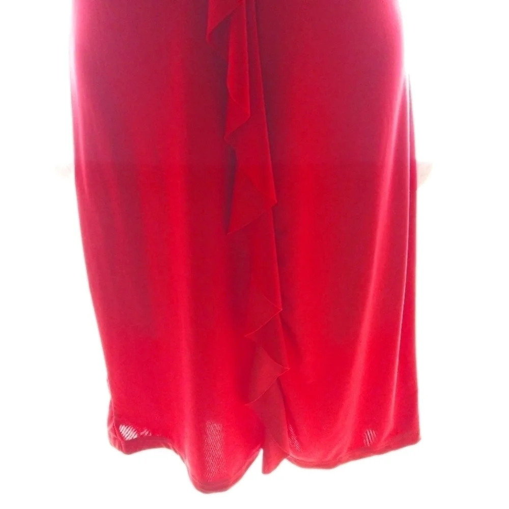PRETTY Ruffle Red Dress, YES ❤️ - Picture 5 of 11